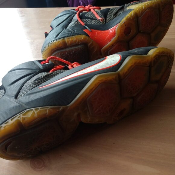 Nike LeBron XII 12 Court Vision Sneakers Men's Size 15 2015 - Picture 5 of 7